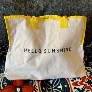 ☀️Ulta Beauty Hello Sunshine Shopper Tote Bag☀️